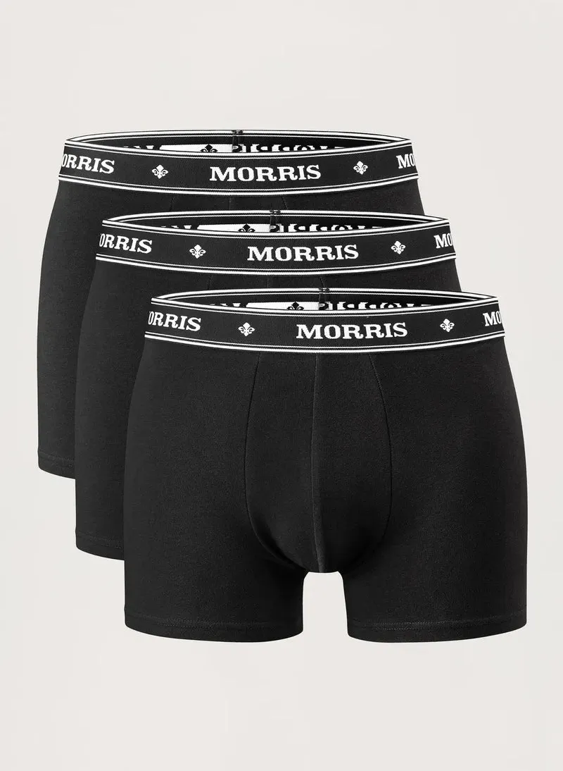 MORRIS 3P Boxer Briefs - Black