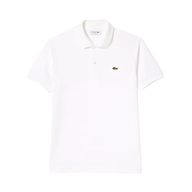 Short Sleeved Ribbed Coll - White
