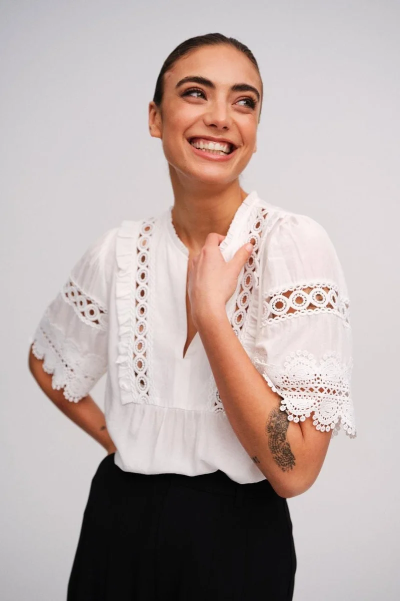 Gossia - Zelinego Blouse G3003 - Off-White