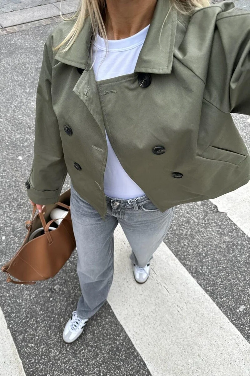 BYIC - Lunaic Trenchcoat - green Green