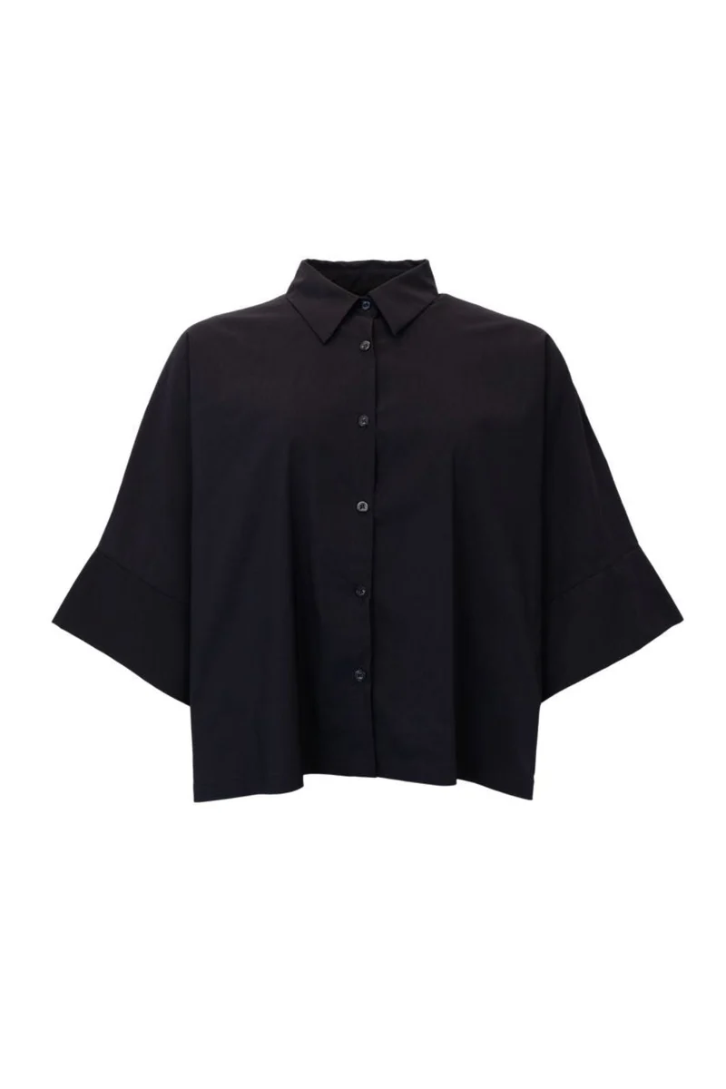 Black Colour - Bcdavina Lace Shirt 41319 - Black