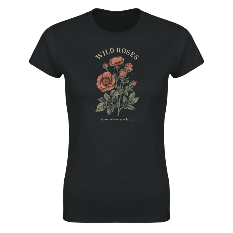T-shirt Dam - Wild Roses