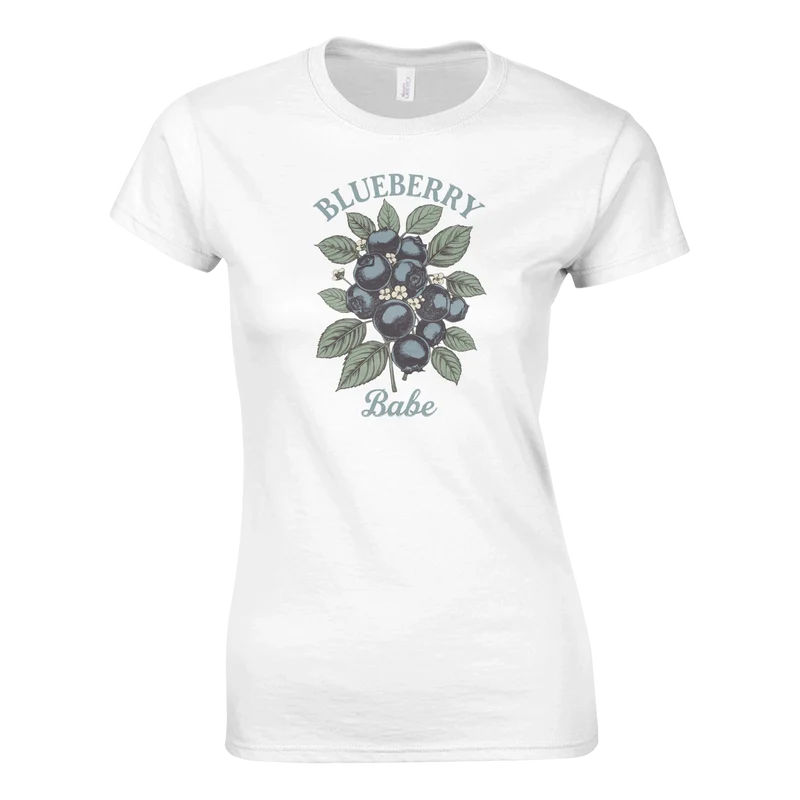 T-shirt Dam - Blueberry Babe