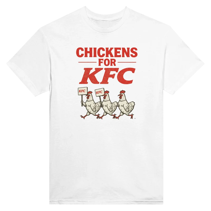 T-shirt - Chickens for KFC