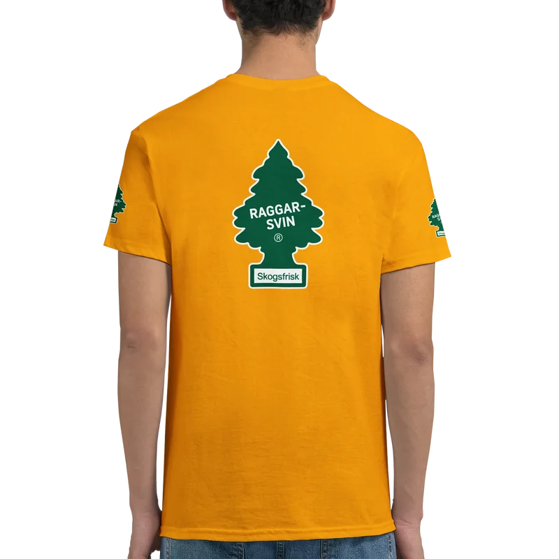 T-shirt - Raggarsvin Doftgran | Rygg & Ärmtryck
