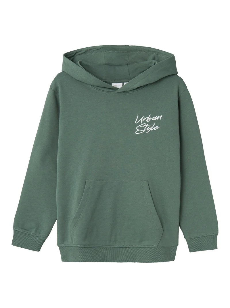 Grön Hoodie