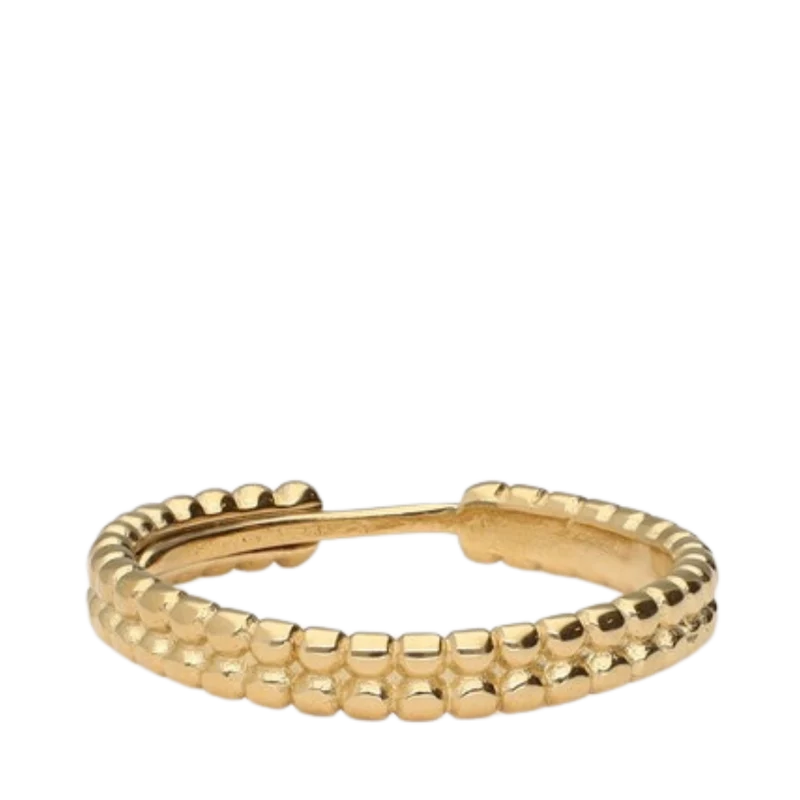 Ring Os Dubble Dots - Gold