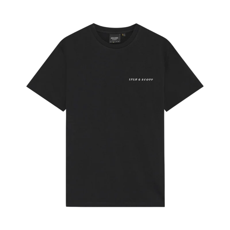 Script T-Shirt - Jet Black
