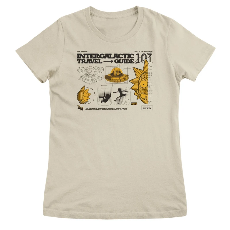 Intergalactic Travel Guide Girly Tee