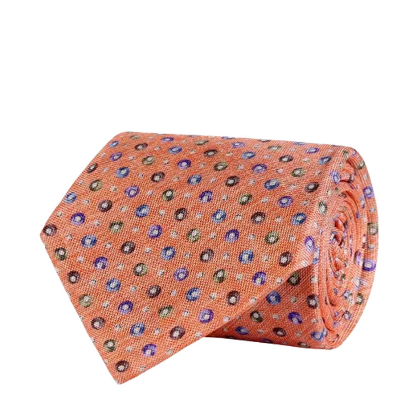 Classic Tie - 214 Orange Melange