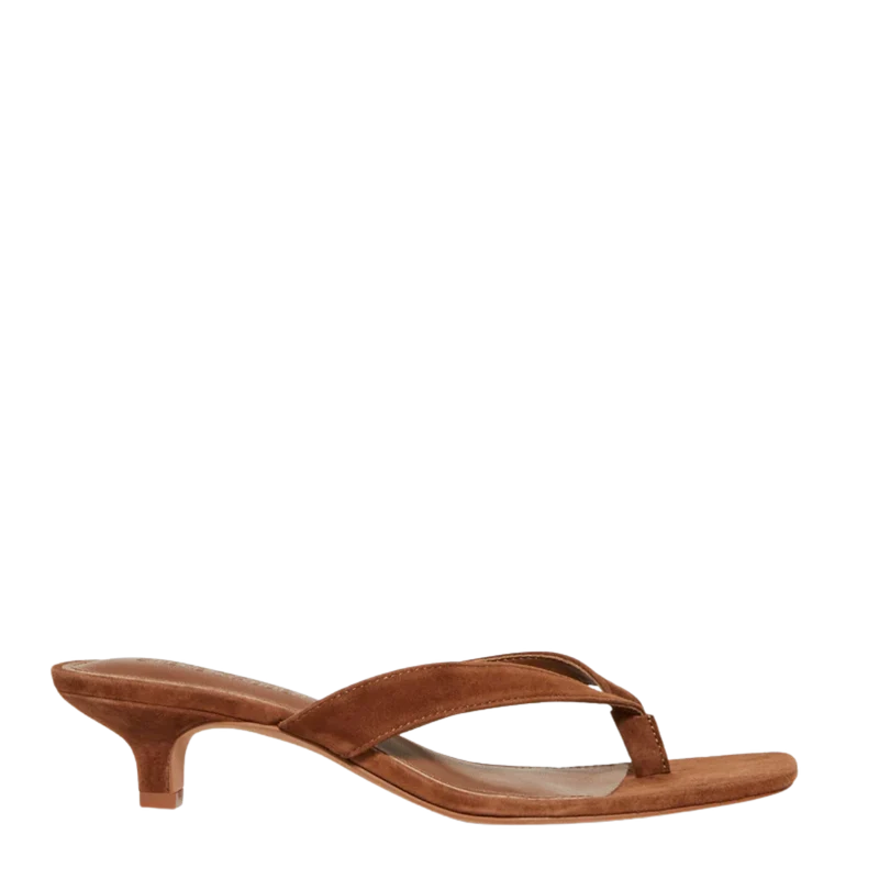 Tracie Sandals - CHESTNUT SUEDE