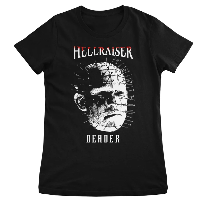 Hellraiser - Black Deader Head Girly Tee