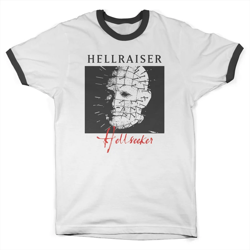 Hellraiser White Hellseeker Ringer Tee