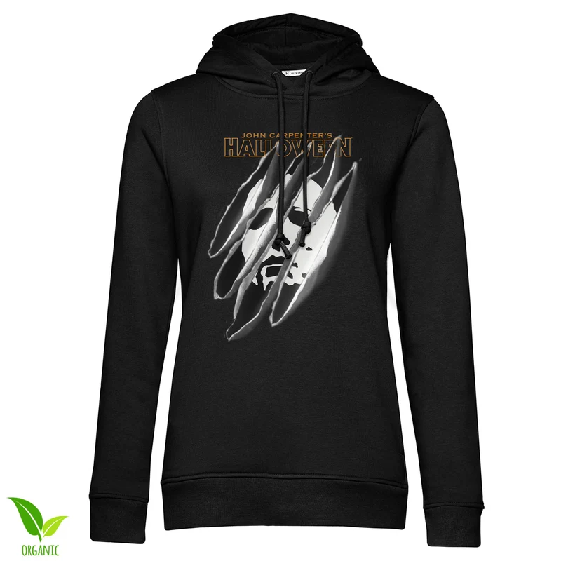 Halloween - Michael Myers Slashed Mask Girly Hoodie