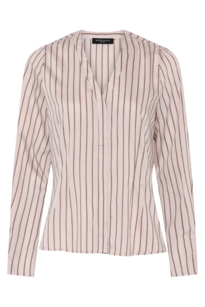 Bruuns Bazaar - Arengabbzea Shirt BBW4879 - Primrose Pink Stripe