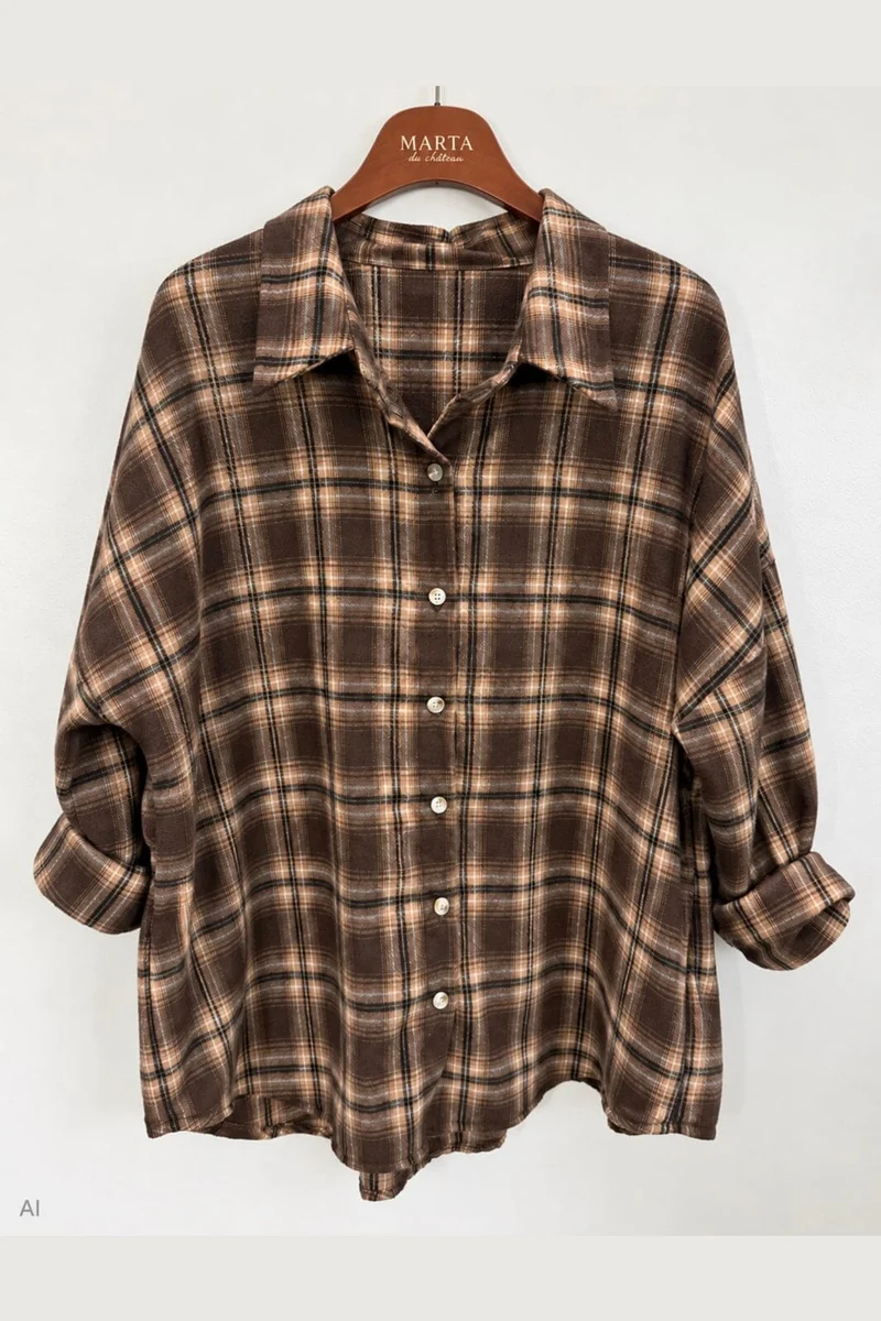 Marta Du Chateau - Mdccloud Shirt 92050 - Brown