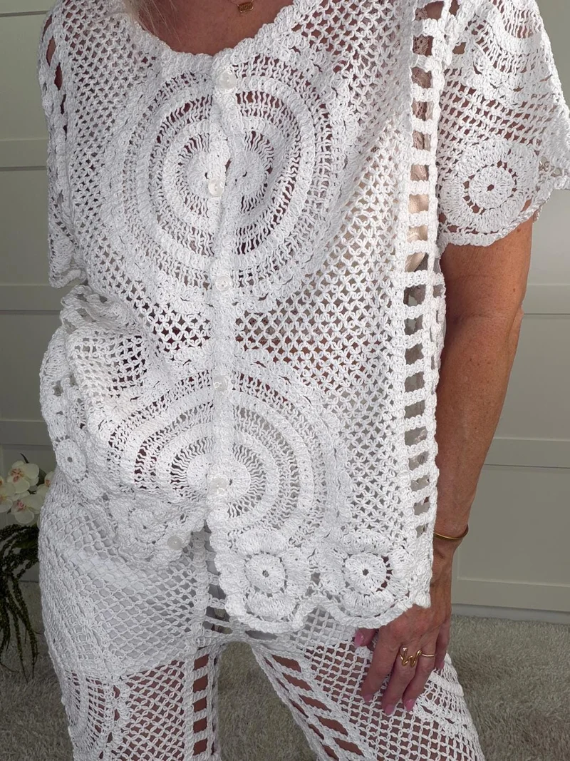 A-bee - Ayleen Blouse - White