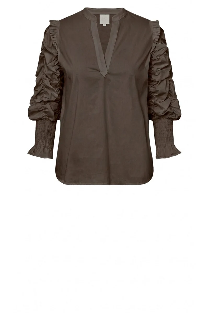 Gossia - Gotrine Blouse G1226 - Milk Chocolate