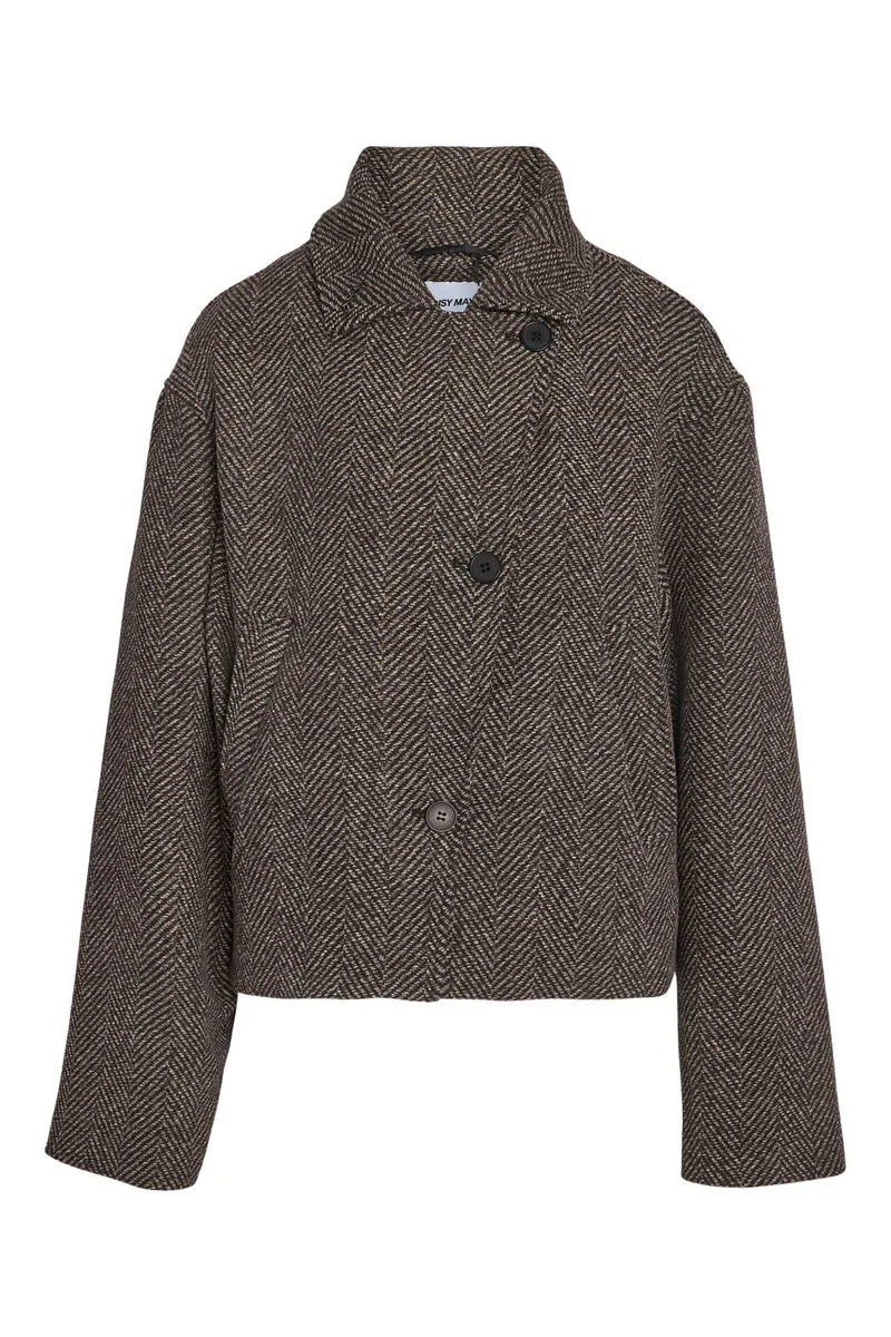 Noisy May - Nmmaddie L/S Jacket - 5075810 Chocolate Brown