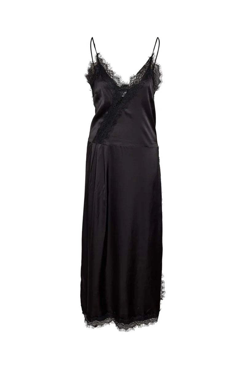 Noisy May - Nmlouise Sl Strap Lace Dress - 5081996 Black