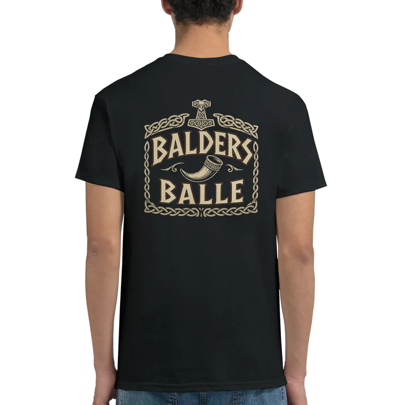 T-shirt - Balders Balle | Ryggtryck