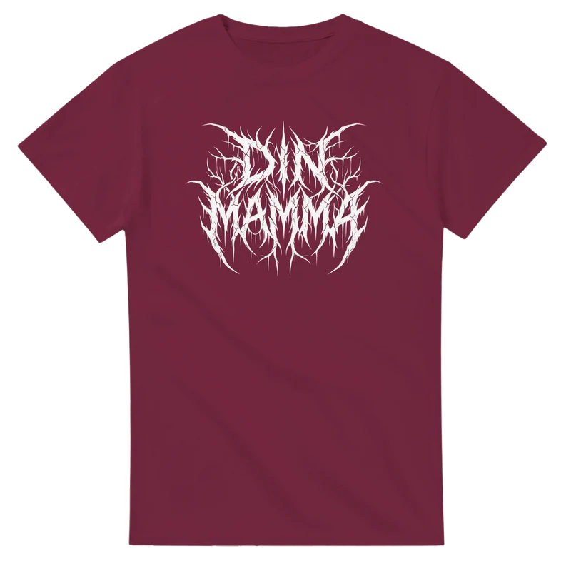 T-shirt - Din mamma metal