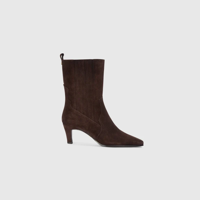 Heather Ankelboots - Choklad
