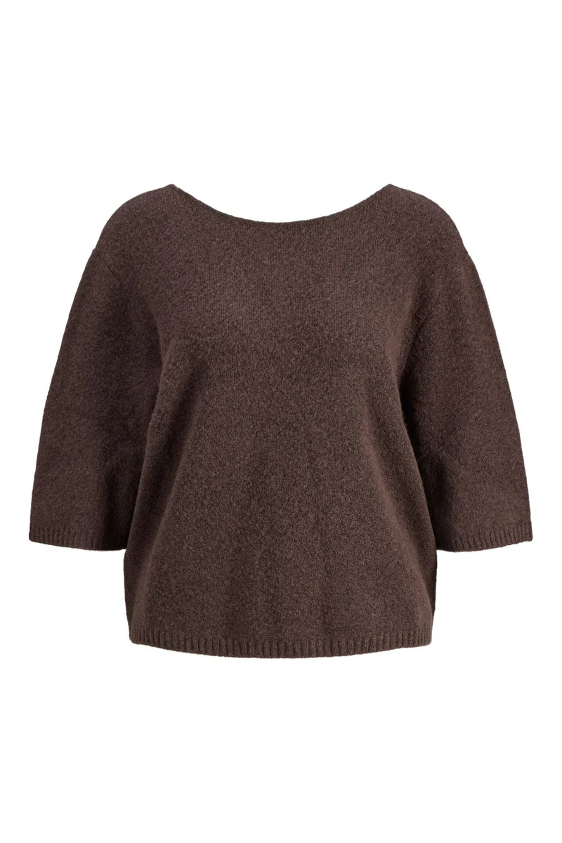Jjxx - Jxclara Diverse Ss Knit - 4959832 Seal Brown