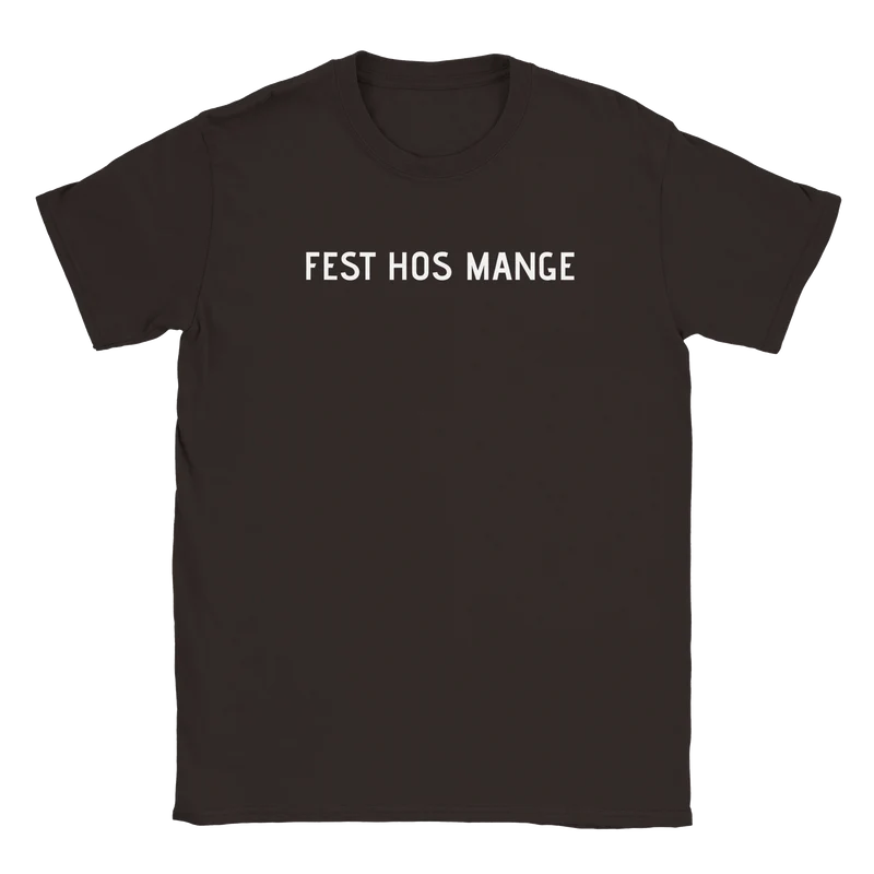 T-shirt - Fest hos Mange