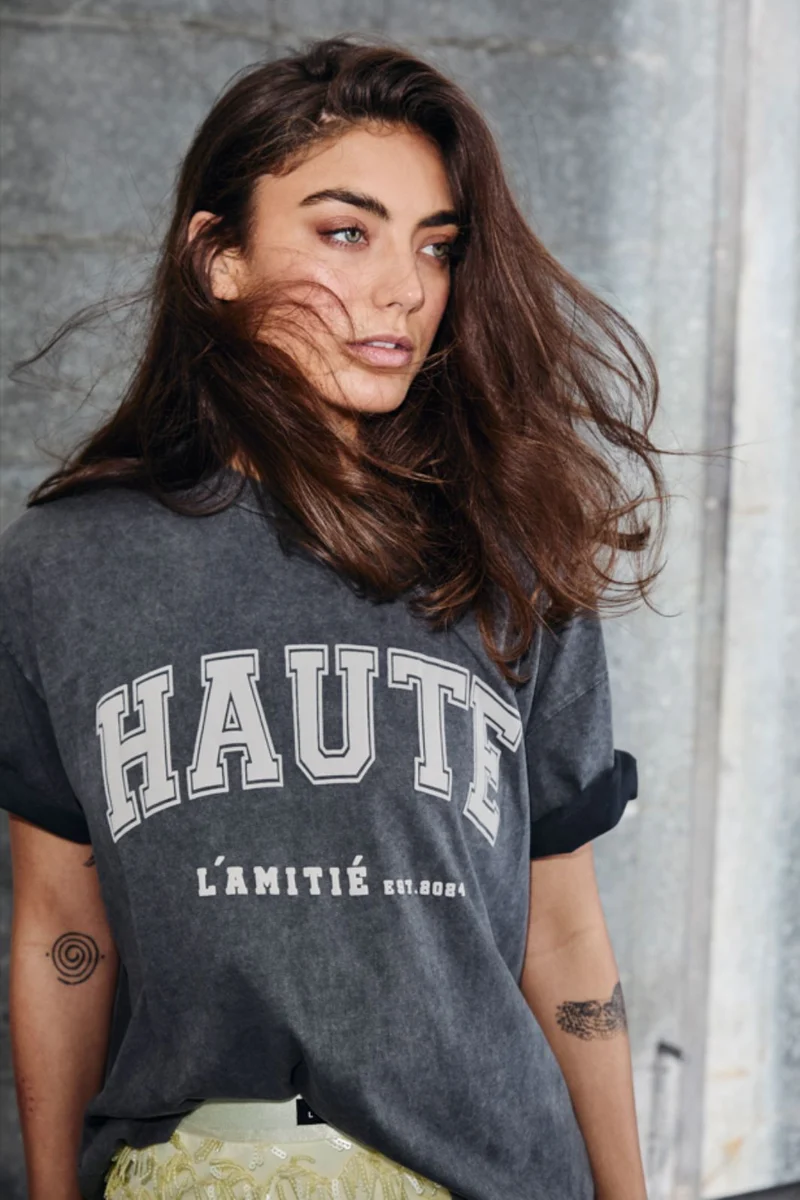Haute L'Amitié - Noma Acid Haute Tee HL10583 - Black Acid Wash