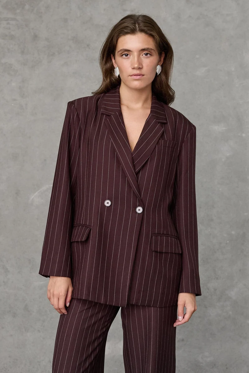 Love & Divine - Love1648 20306 - 834 - Brown Pinstripes