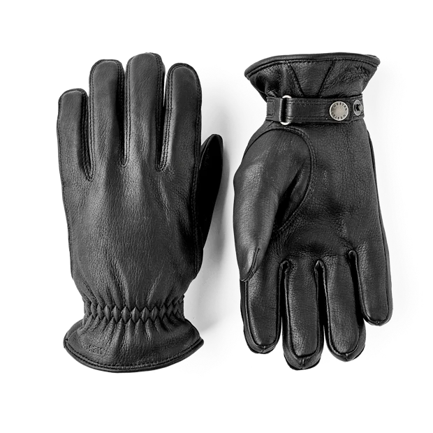 HESTRA Burensvik Leather Gloves - Black