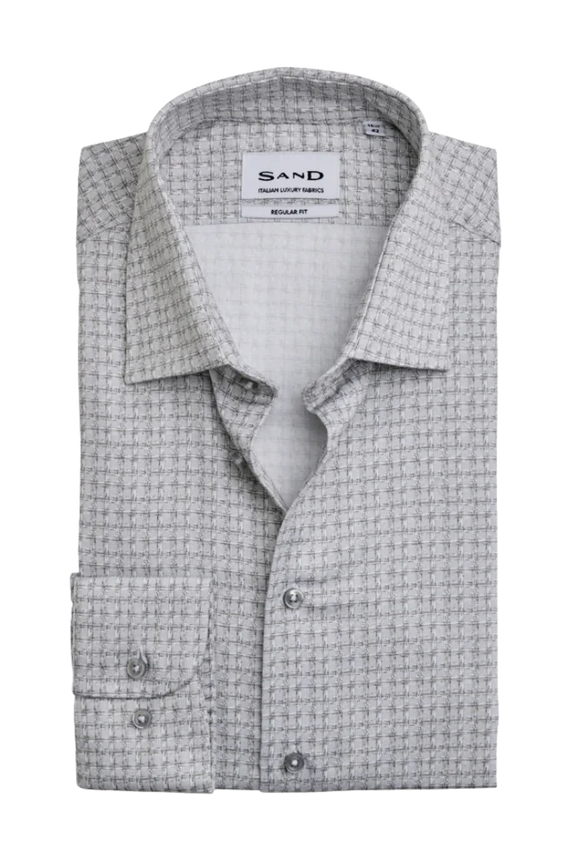 SAND 8372 State N2 Shirt - Light Grey