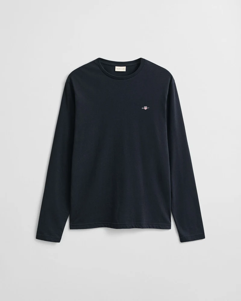 GANT Shield LS T-Shirt - Black