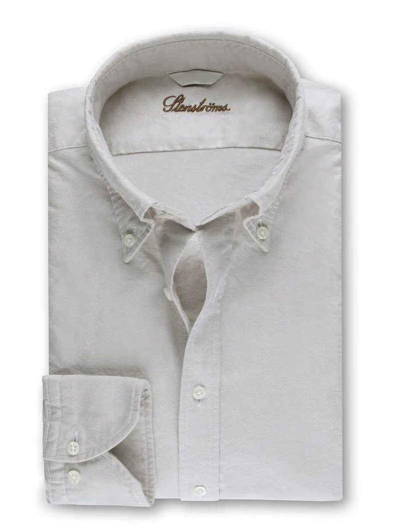 STENSTRÖMS Oxford Shirt Regular - Light Beige