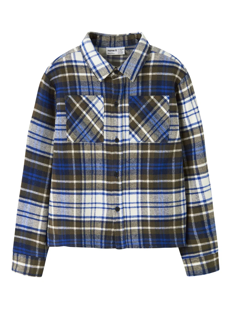 Netul Rutig Overshirt