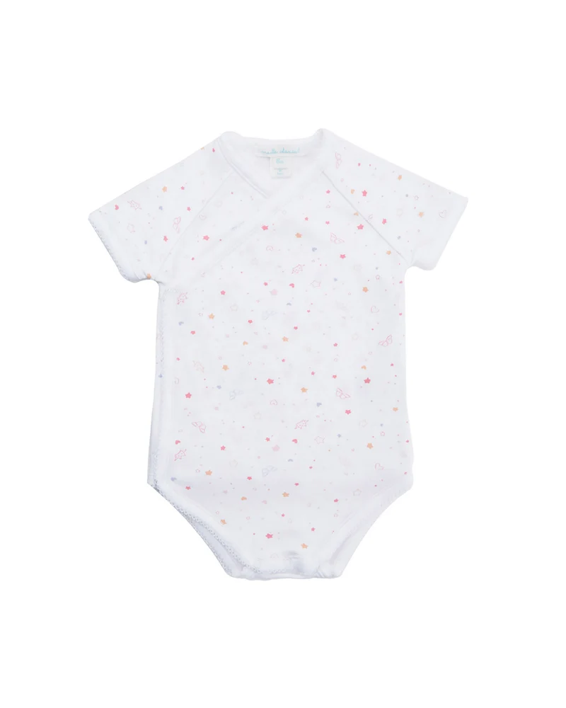 STARS & CROWN WRAP ONESIE