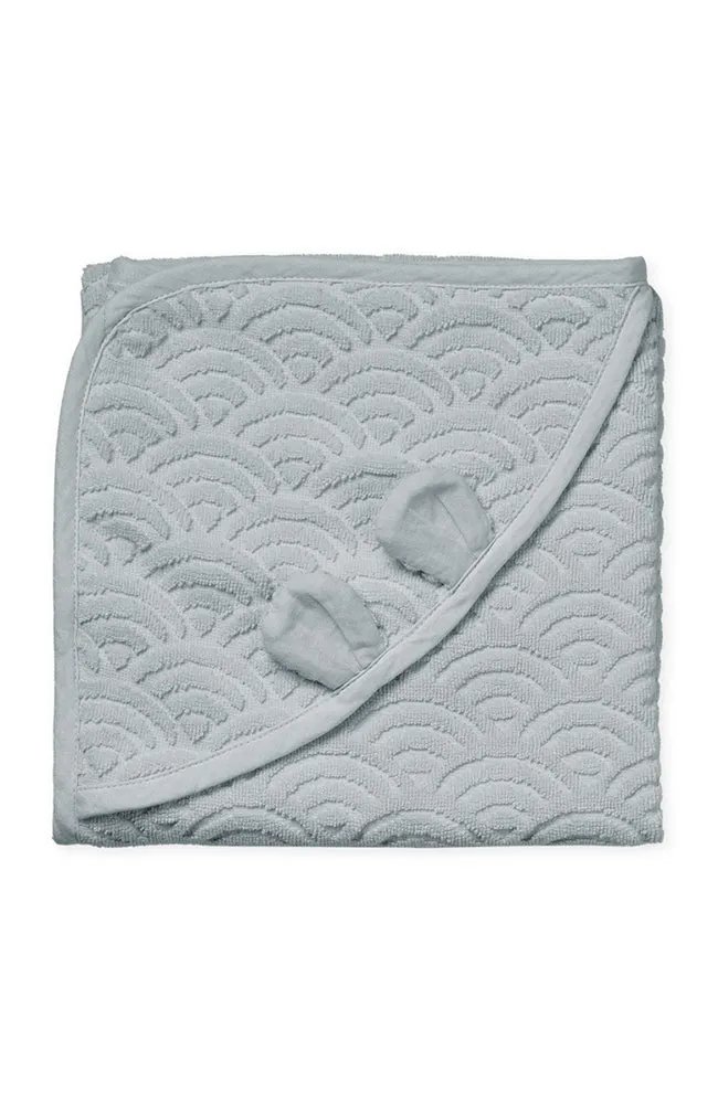 Towel Baby Hooded w/ ears - Classic Grey