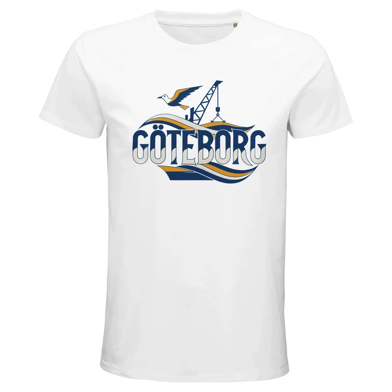 T-shirt Herr - Göteborg | Ekologisk figursydd