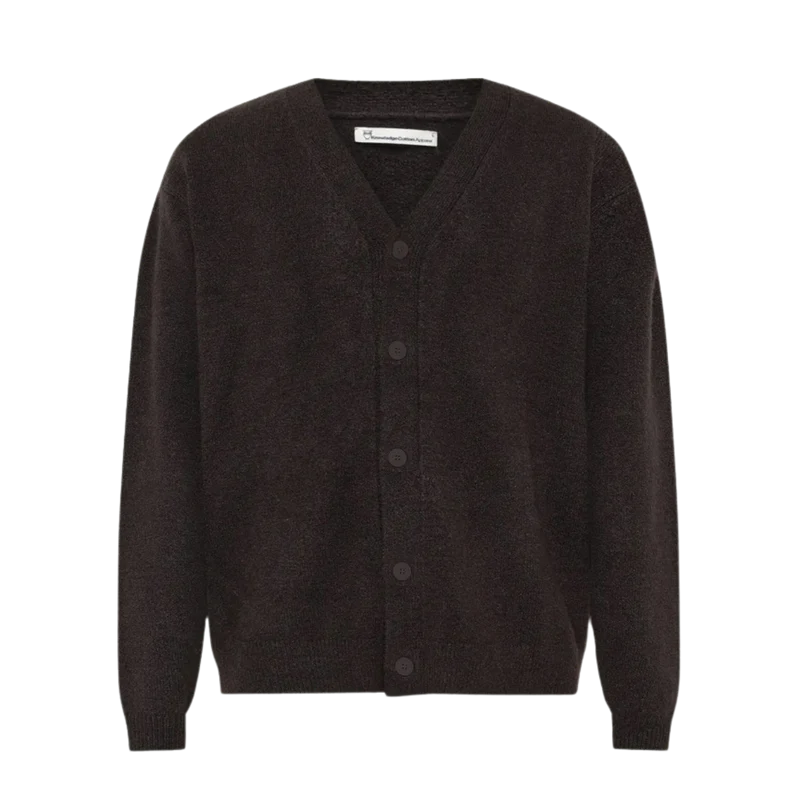 Soufflé Yarn Cardigan - Chocolate Torte