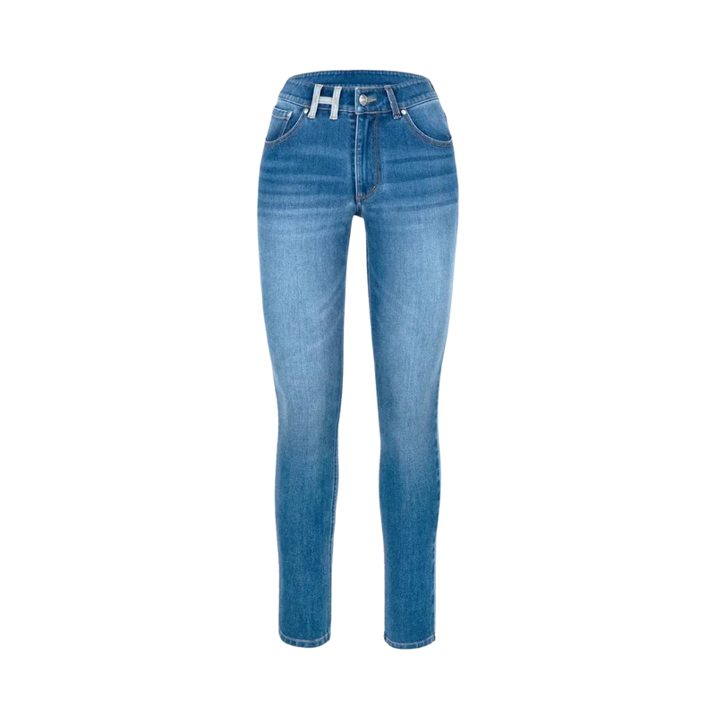 Natalie Skinny Jeans - Medium Wash Blue Denim