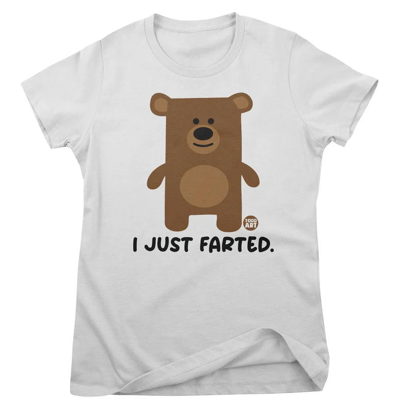 I Just Farted - Don't Care Bear Girly Tee
