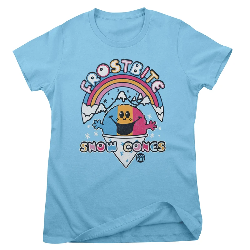 Frostbite Snow Cones - ToddArt Girly Tee