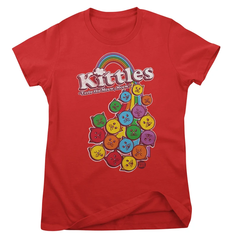 Kittles - Taste The Meow Meow - ToddArt Girly Tee