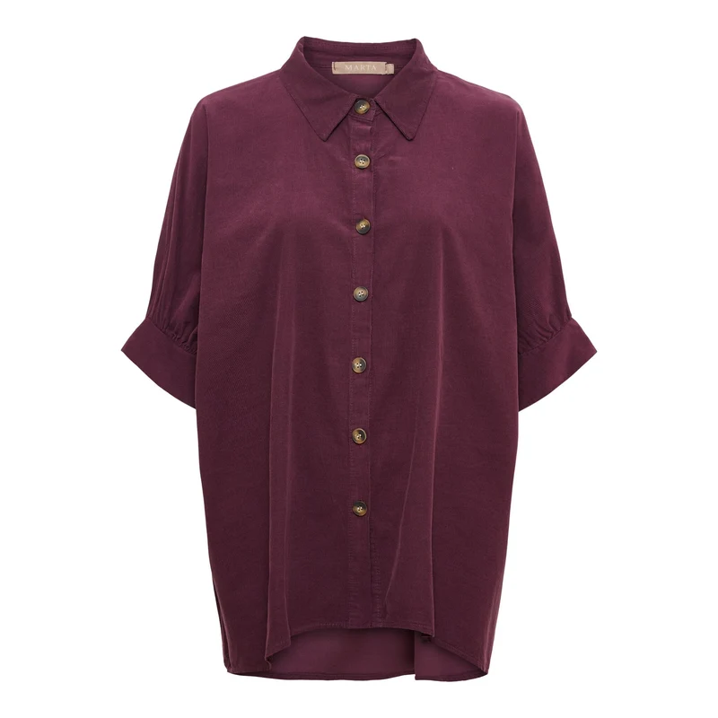 Marta Du Chateau - Mdckaori Shirt 86250v - Bourgogne78003