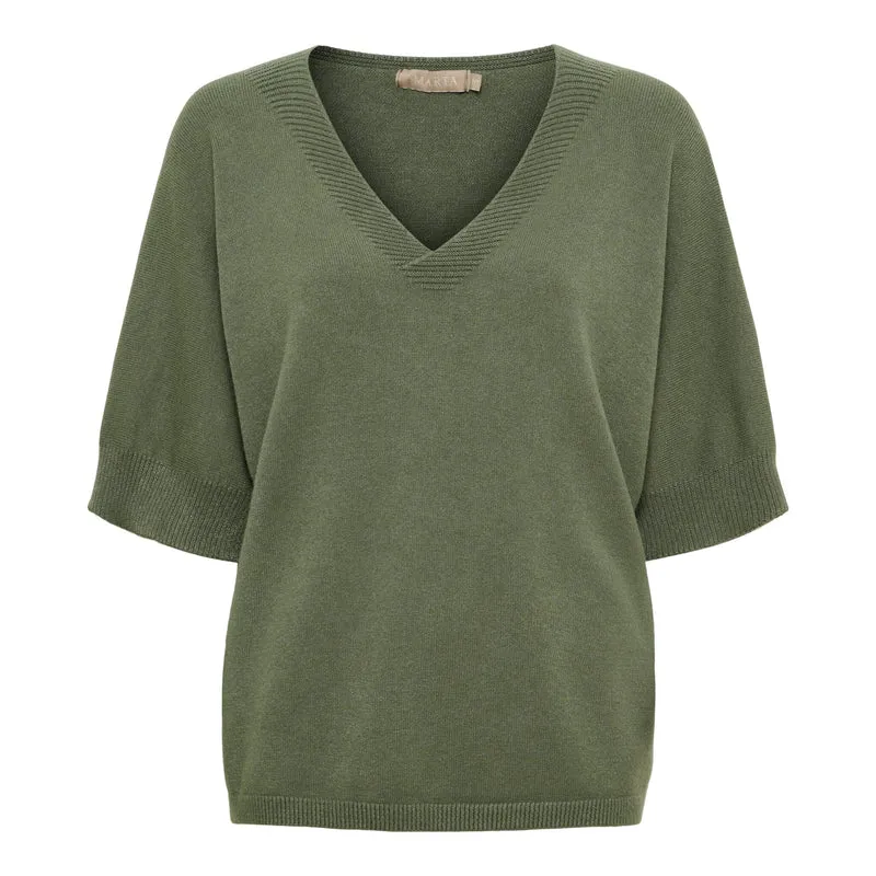 Marta Du Chateau - Mdcinaya Knit 9587 - Military Melange