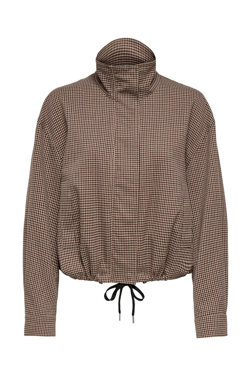 Only - Onlcassandra Check Jacket - 5137837 Humus .
