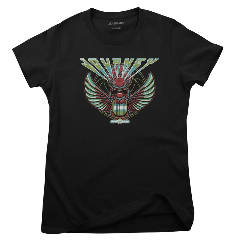 Journey - Green Scarab Girly Tee