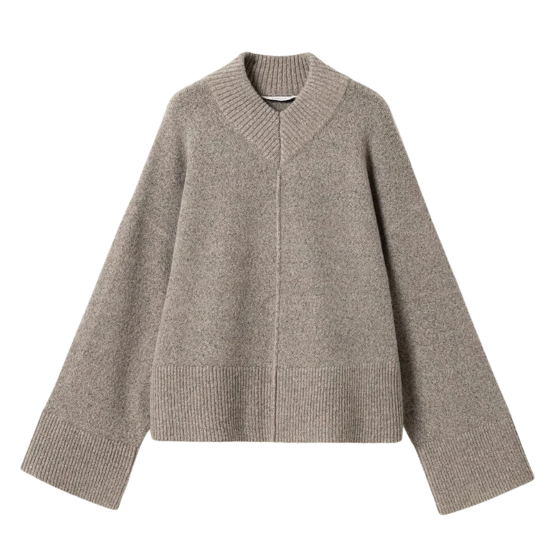 Maidie Knit - Dark Sand Melange