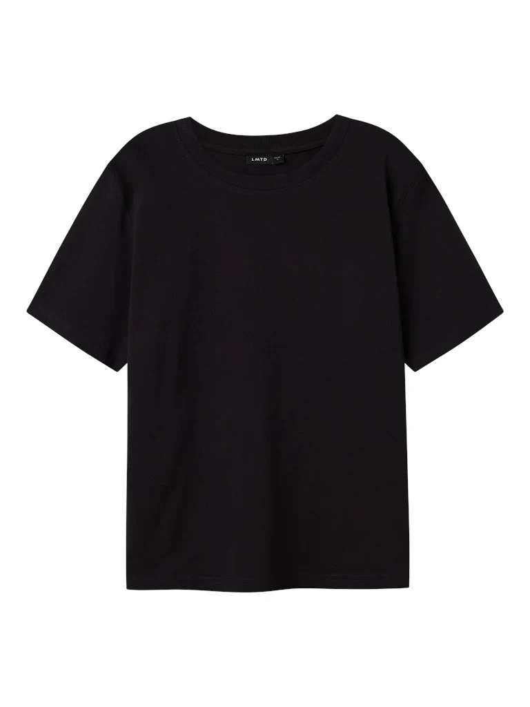 Svart T-shirt i ekologisk bomull